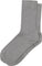 Organic Basics Chaussettes mi-mollet en côte paquet de 3 Core - Grey