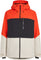 O'Neill Manteau de neige Carbonite - Homme - Paprika Flame Colour Block