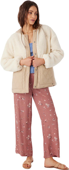 O'Neill Manteau matelassé à poils longs Meena - Femme