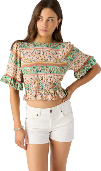 O'Neill Haut tissé à manches courtes Harlow - Femme