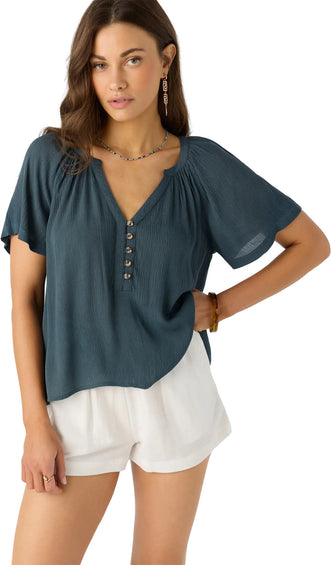 O'Neill Haut tissé à manches courtes Aylee - Femme