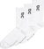 On Chaussettes 3 paires Logo High - Unisexe - White