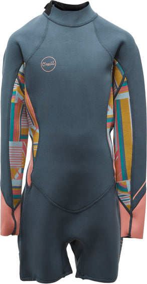 O'Neill Wetsuits, LLC Combinaison néoprène Bahia 2/1Mm Back Zip L/S Spring - Femme
