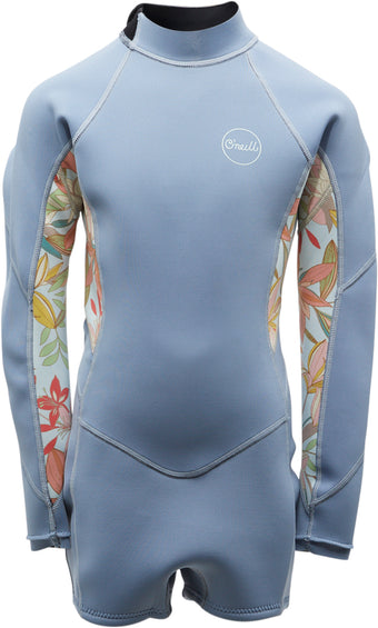 O'Neill Wetsuits, LLC Combinaison de surf Bahia 2/1Mm Back Zip L/S - Fille