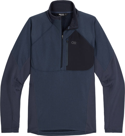 Outdoor Research Couche de base pour le haut à demi-glissière en molleton Deviator - Homme