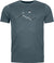 Ortovox T-shirt à manches courtes 150 Cool Peak Focus - Homme - Dark Arctic Grey