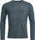 Ortovox T-shirt à manches longues 185 Rock N Wool - Homme - Dark Arctic Grey