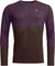 Ortovox T-shirt à manches longues 185 Rock N Wool - Homme - Dark Wild Berry