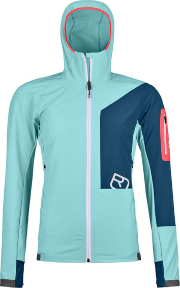 Ortovox Manteau à capuchon coquille souple Berrino - Femme