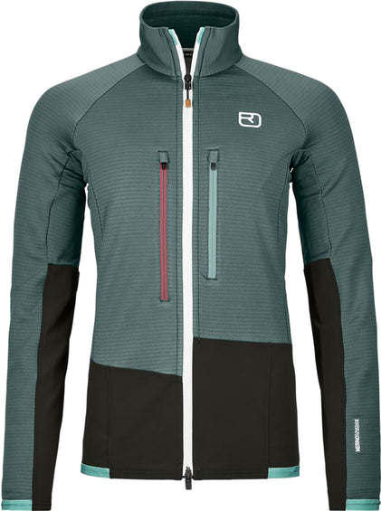 Ortovox Manteau en molleton côtelé - Femme