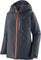 Patagonia Manteau isolé Powder Town - Femme - Smolder Blue - Orange Peel