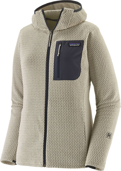 Patagonia Chandail à capuchon à glissière pleine longueur R1 Air - Femme