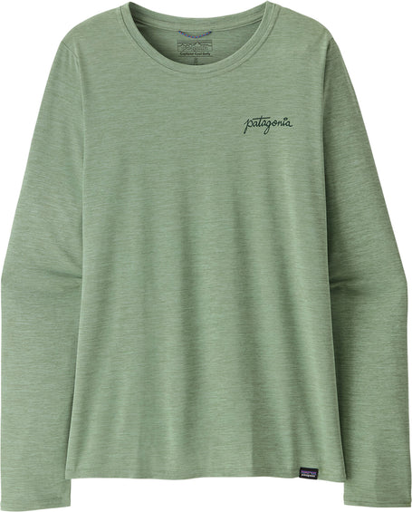 Patagonia Chemise à manches longues Capilene Cool Daily Graphic - Femme