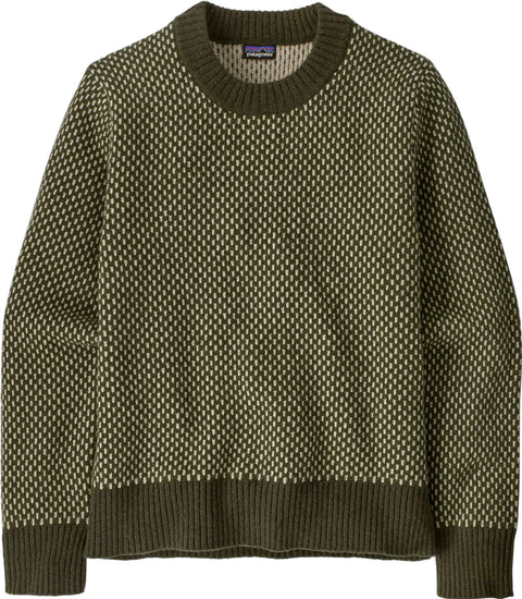 Patagonia Chandail à col rond en laine recyclé - Femme