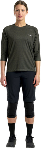 PEPPERMINT Cycling Co. Maillot à manches 3/4 Trail - Femme