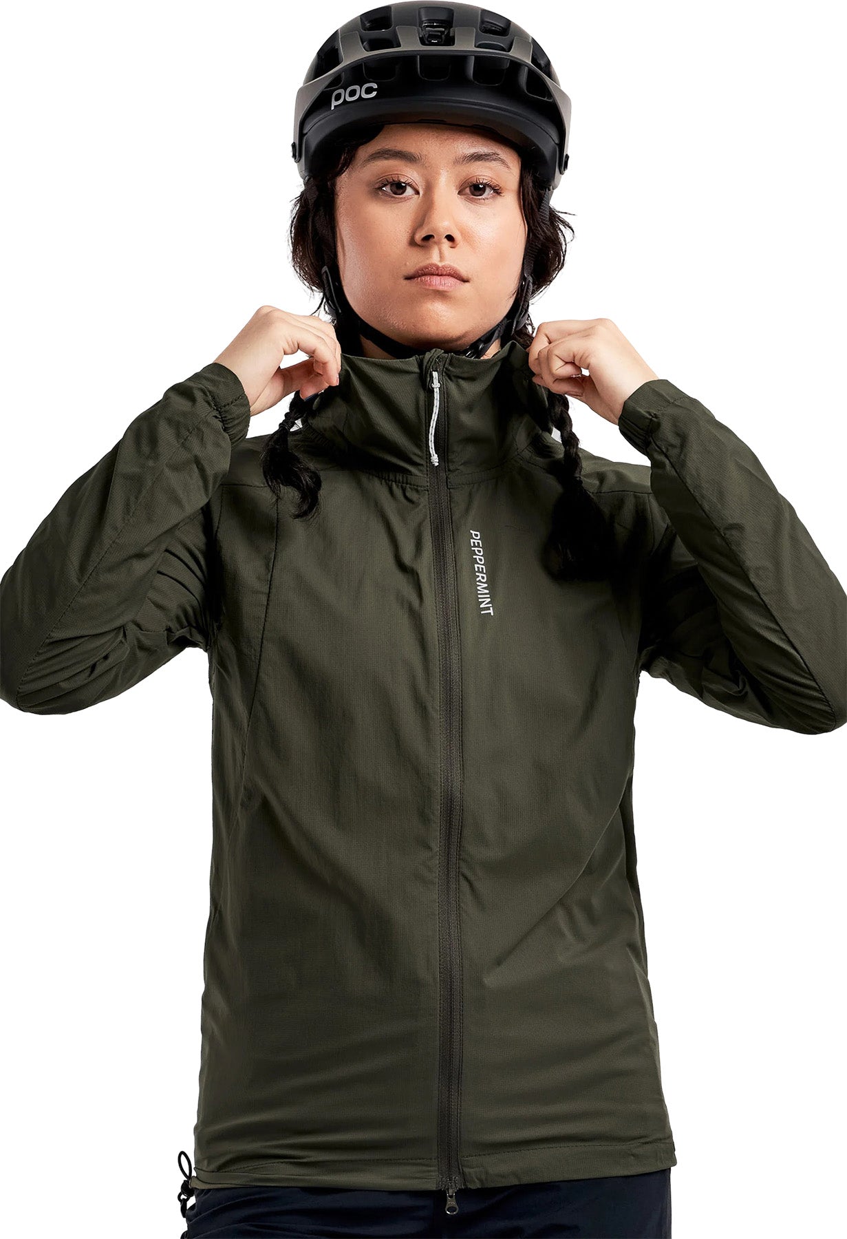 Manteau coupe-vent PEPPERMINT Cycling Co. MTB pour femme