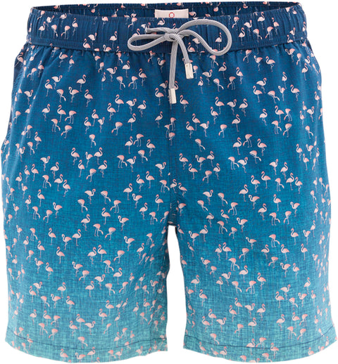 Public Beach Short de bain extensible Pink Flamingo - Homme