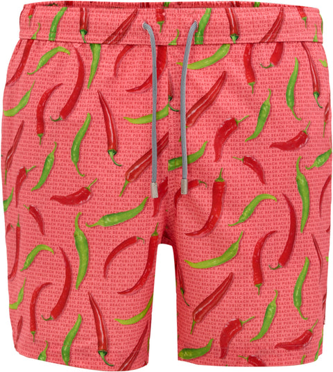 Public Beach Short de bain Hot Peppers - Homme