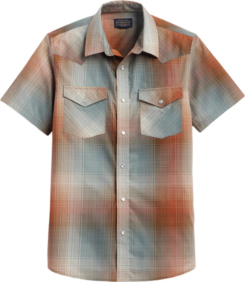 Pendleton Chemise à manches courtes en coton Bishop - Homme