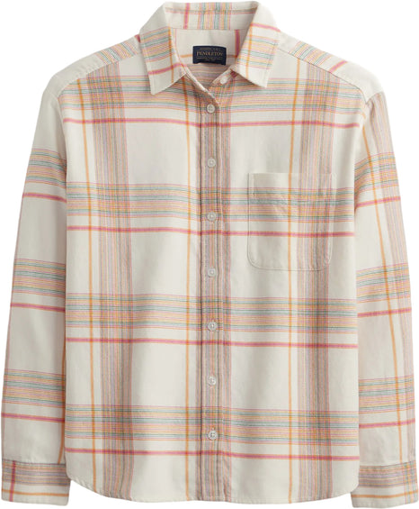 Pendleton Chemise en flanelle à carreaux doublement brossée Boyfriend - Femme