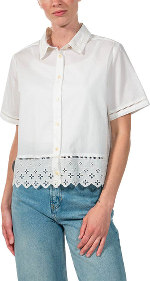 Pendleton Chemise à manches courtes Eyelet - Femme