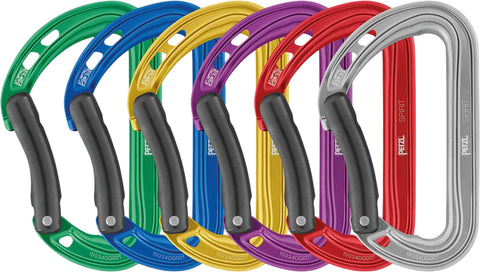 Petzl Mousqueton paquet de 6 courbe Spirit