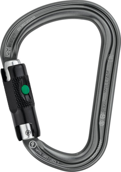 Petzl Mousqueton asymétrique en aluminium William