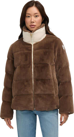 Pajar Manteau matelassé réversible mi-épais coupe carrée Vanita - Femme