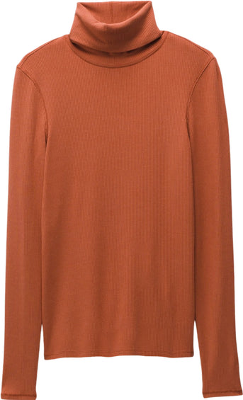 prAna T-shirt à col roulé côtelé Foundation - Femme