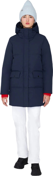 Quartz Co. Manteau d'hiver en duvet à capuchon Chloe - Femme