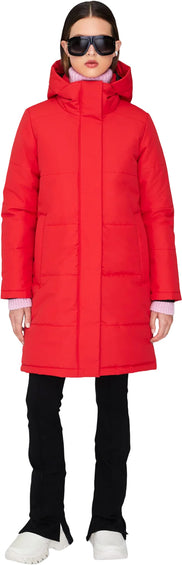 Quartz Co. Manteau d'hiver isolé à capuchon Madeline - Femme