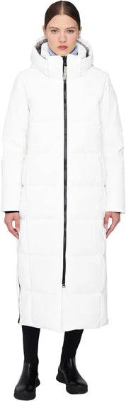 Quartz Co. Manteau d'hiver en duvet à capuchon Sofia 2.0 - Ajustée et Droite - Femme