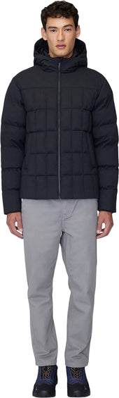 Quartz Co. Manteau légère à capuchon en duvet Leo - Homme