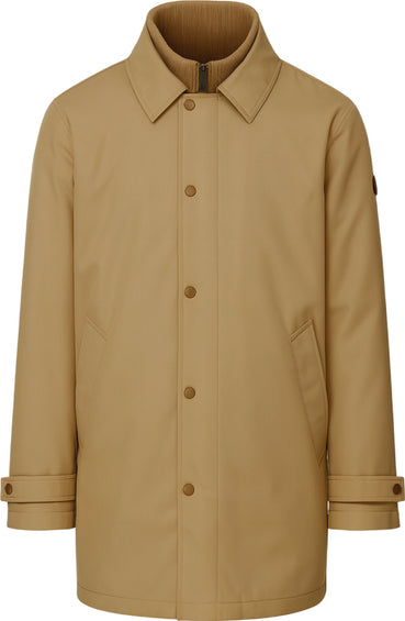 Quartz Co. Manteau isolé avec col en maille côtelée amovible Christopher - Homme
