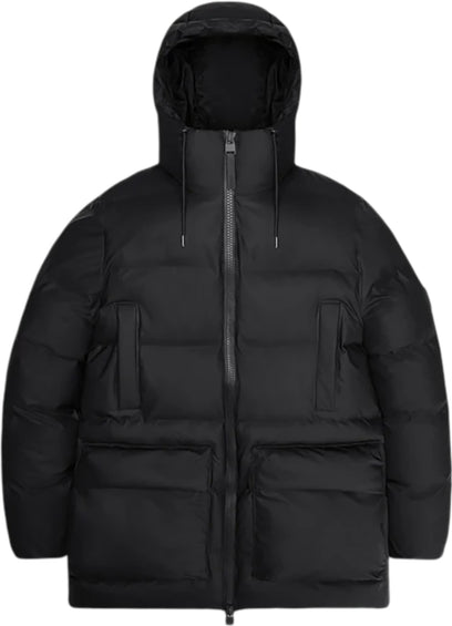 RAINS Manteau long matelassé cargo Alta - Unisexe