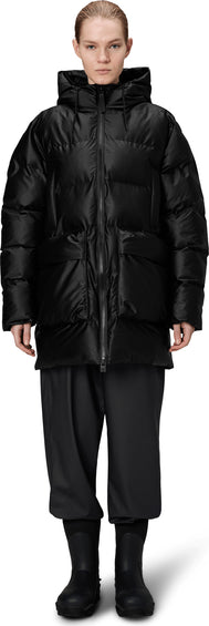 RAINS Manteau long matelassé cargo Alta - Unisexe