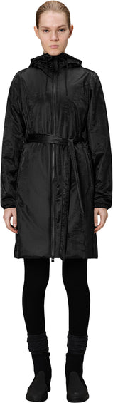 RAINS Manteau courbé long isolé Lohja - Femme