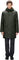 RAINS Parka longue Nome - Unisexe - Green