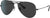 Ray-Ban Lunettes de soleil Aviator Total Black - Black - Black