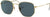 Ray-Ban Lunettes de soleil Hexagonal - Polished Gold - Blue