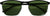 Ray-Ban Lunettes de soleil Chromance RB3686 - Black On Silver - Polar Dark Green