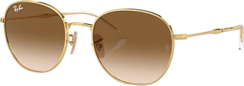 Ray-Ban Lunettes de soleil RB3809 - Monture Polished Arista Gold - Lentille Light Brown