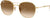 Ray-Ban Lunettes de soleil RB3809 - Monture Polished Arista Gold - Lentille Light Brown - Gold - Brown