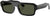 Ray-Ban Lunettes de soleil Lukas Bio-Based - Polished Black - Verres Green - Black - Green