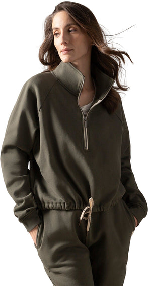 Rose Boreal Chandail en molleton Wayfarer - Femme