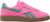 Reebok Souliers Club C Grounds UK - Femme - Atomic Pink - Upgrade Green - Gum
