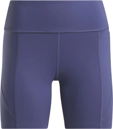 Reebok Short de vélo taille haute Lux - Femme