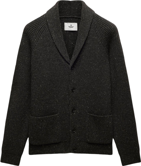 Reigning Champ Cardigan tricoté Nep Merino Kenny Shawl - Homme