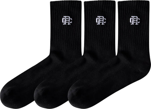 Reigning Champ Chaussettes mi-mollet classiques - Lot de 3 - Homme
