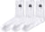 Reigning Champ Chaussettes mi-mollet classiques - Lot de 3 - Homme - White